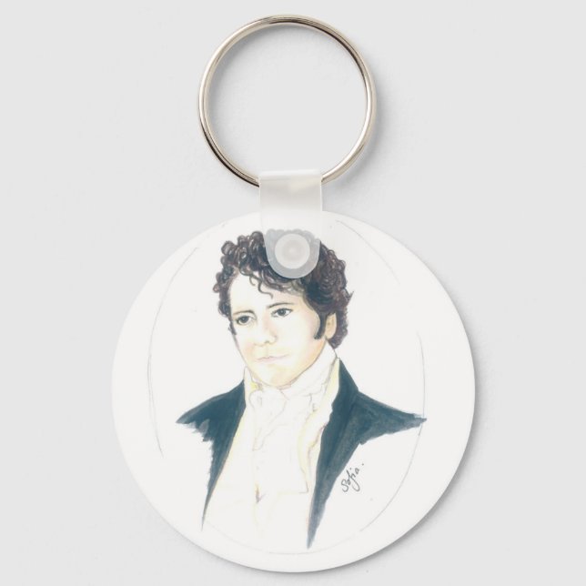 My Mr Darcy Keychain (Front)