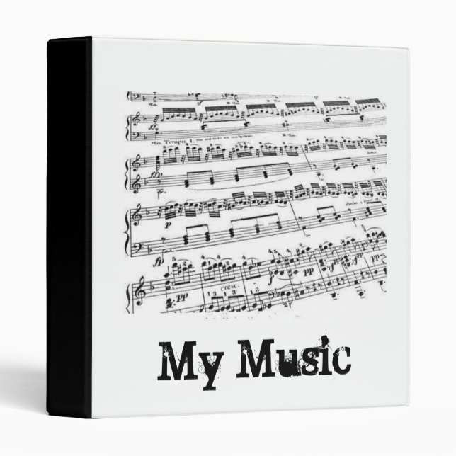 My Music Binder (Front/Spine)