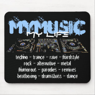 My Music My Life Mouse Pad