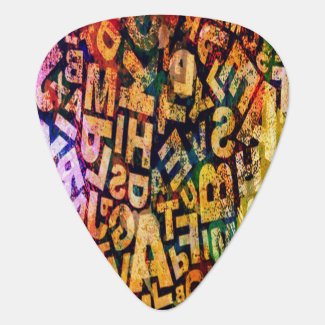 My Music My Passion Vintage Look Guitar Pick