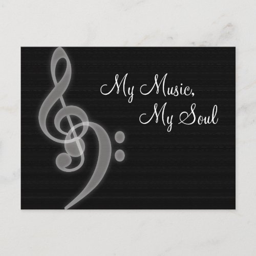 My Music My Soul Postcard