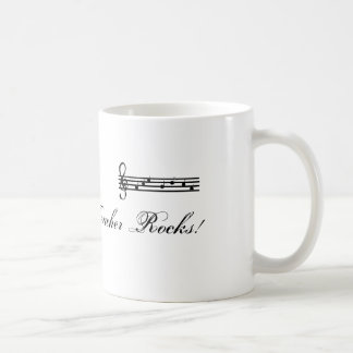 My Music Teacher Rocks Coffee Mug
