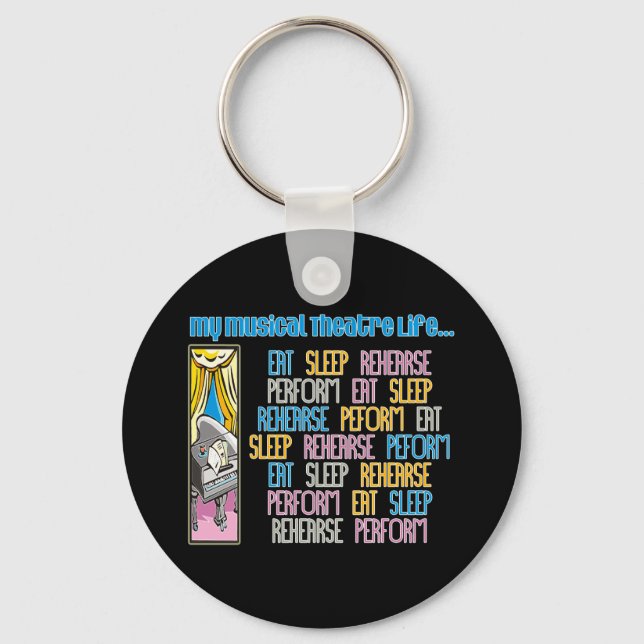 My Musical Theatre Life Keychain (Front)