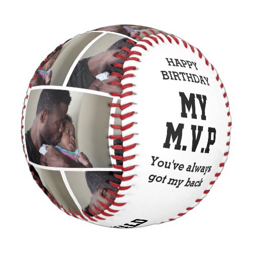 My MVP Personalized PHOTO Baseball