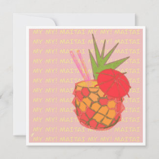 My My Mai Tai Note Card