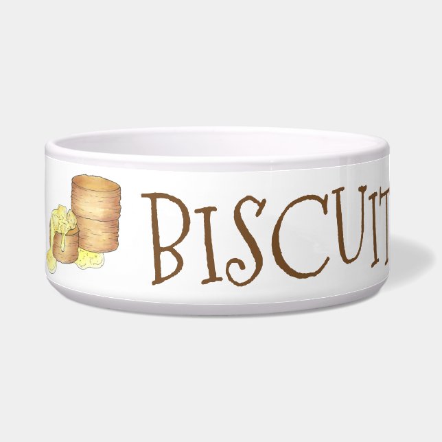 My Name is BISCUIT Southern Biscuits and Gravy Bowl (Left)