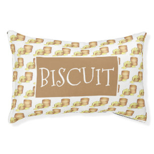 My Name is BISCUIT Southern Biscuits and Gravy Pet Bed