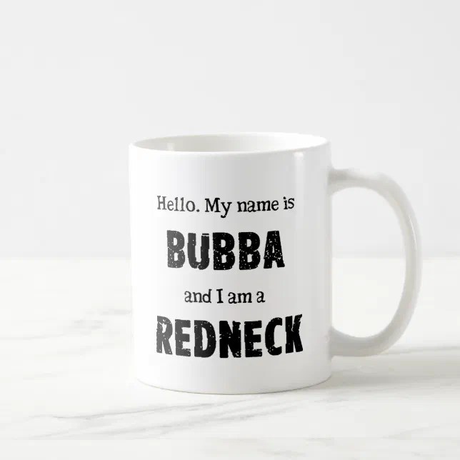 Personalized Bubba Gifts, Custom Name Mug