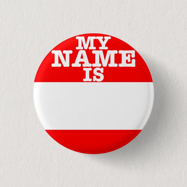My Name Is Button (Front)