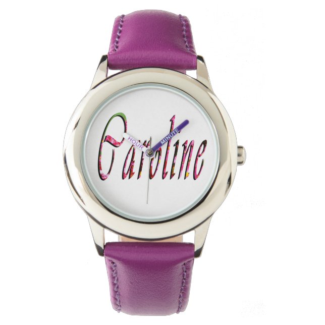 My Name Is Caroline, Watch (Front)
