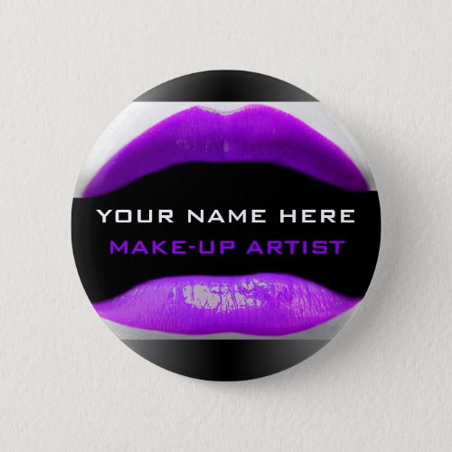 My Name Is For Make_Up Artists Button