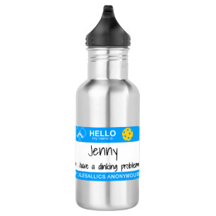 My name is I Have a Dinking Problem Pickleball Stainless Steel Water Bottle