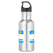 My name is | I Have a Dinking Problem | Pickleball Stainless Steel Water Bottle (Back)