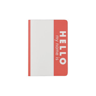 "My Name Is.." passport holder