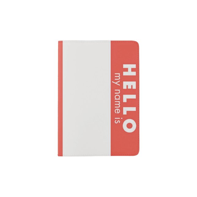"My Name Is.." passport holder (Front)