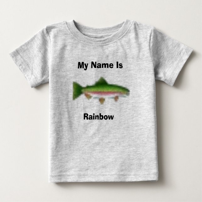 My Name Is, Rainbow Baby T-Shirt (Front)