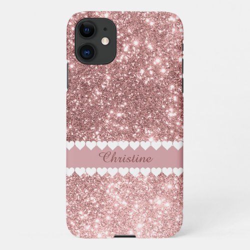 My Name on Rose Gold iPhone 11 Case