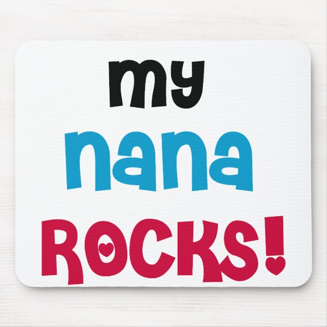 My Nana Rocks Mouse Pad (Front)