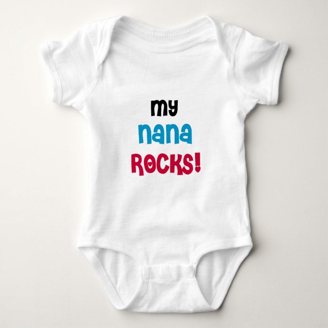 My Nana Rocks T-shirts and Gifts (Front)