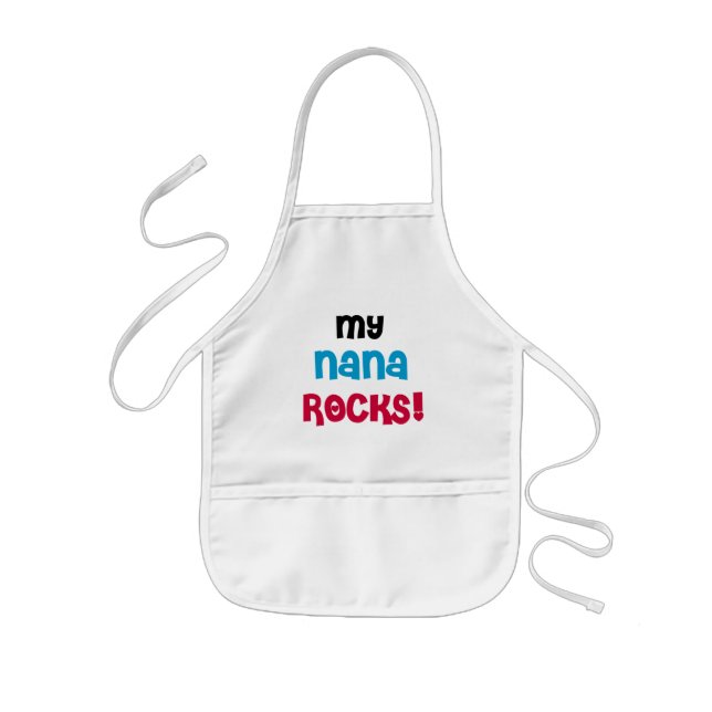 My Nana Rocks T-shirts and Gifts Kids' Apron (Front)