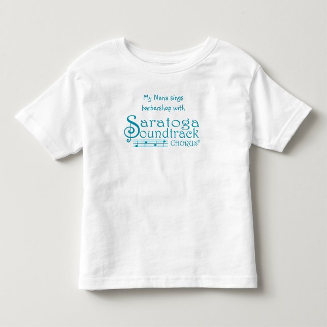 My Nana sings barbershop  Toddler Toddler T-shirt (Front)