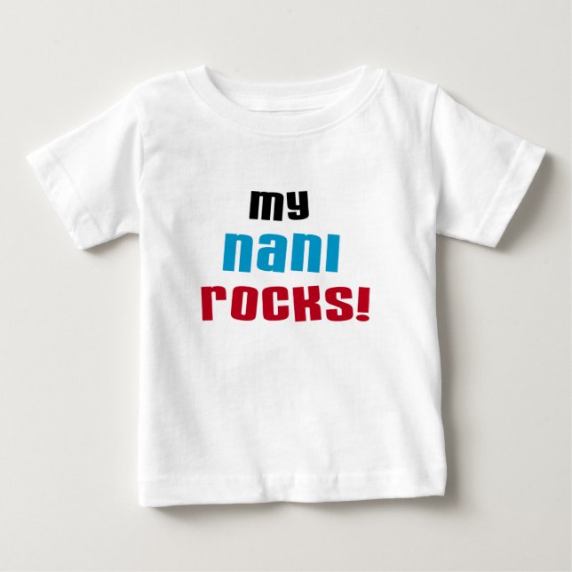 My Nani Rocks T-shirts and Gifts (Front)