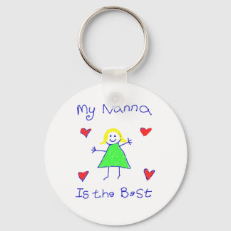 My Nanna is the Best Keychain