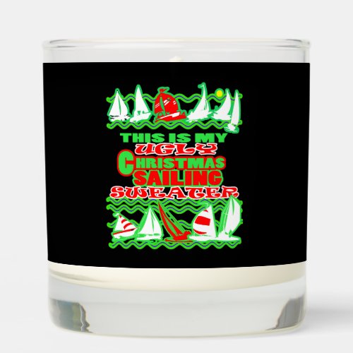 My Nautical Ugly Christmas Sailing Sweater Scented Candle