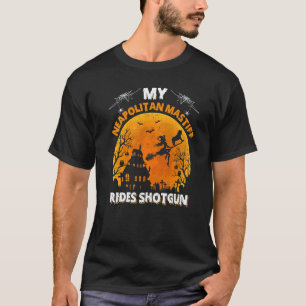 My Neapolitan Mastiff Dog Ride Shotgun Halloween T-Shirt