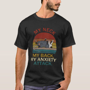 My Neck My Back My Anxiety Attack Opossum Sunset T-Shirt