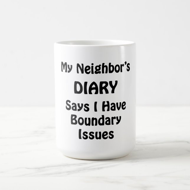 My Neighbor's Diary Coffee Mug (Center)