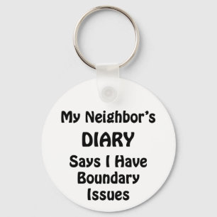 My Neighbor's Diary Keychain