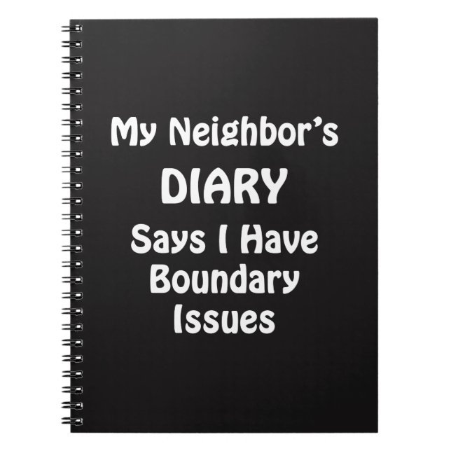 My Neighbor's Diary Notebook (Front)