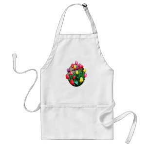 My Neighbor's Tulips Adult Apron