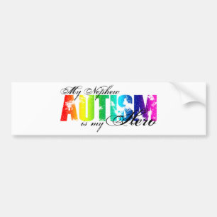 My Nephew My Hero - Autism Bumper Sticker