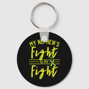 My Nephew's Fight Is My Fight Kidney Disease Aware Keychain