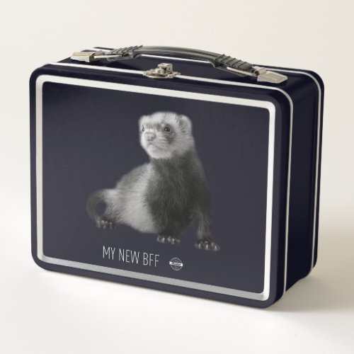 My New BFF Ferret Metal Lunchbox