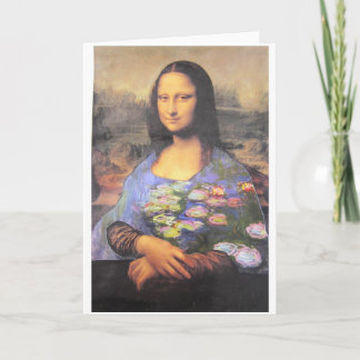 My New Dress - Mona Lisa in a Monet Card