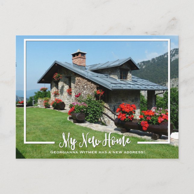 My New Home Photo Moving Announcement (Front)