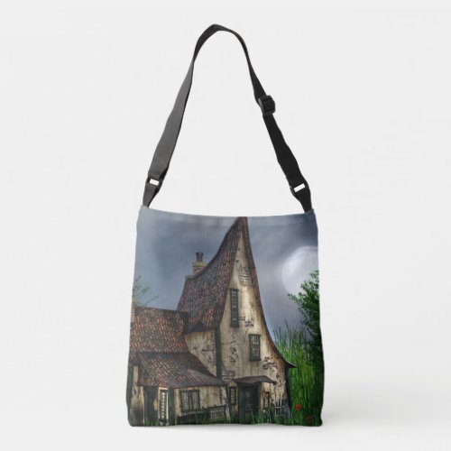 My New House at Night Crossbody Bag