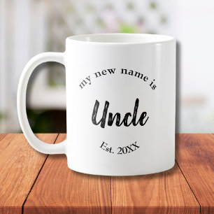 My New Name is Uncle Est New Uncle Coffee Mug