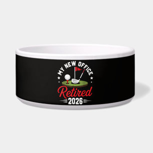 My New Office Retired 2026 Golf Retirement Bowl