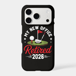 My New Office Retired 2026 Golf Retirement iPhone 17 Pro Case