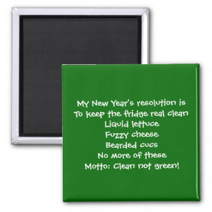 My New Year's resolution Magnet