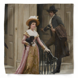 My Next-Door Neighbor (Flirting Couple) (Beauty) Bandana