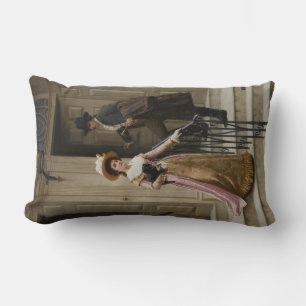 My Next-Door Neighbor (Flirting Couple) (Beauty) Lumbar Pillow