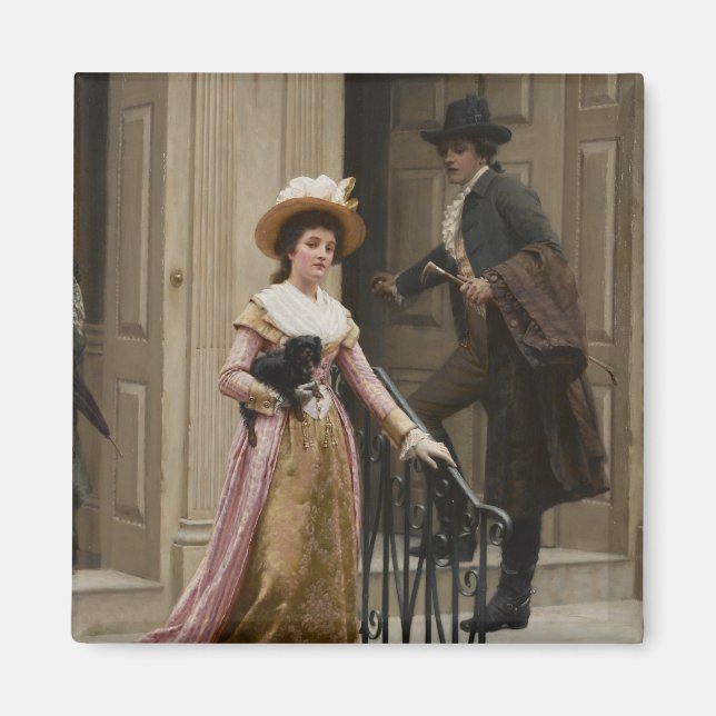 My Next-Door Neighbour (Flirting Couple) (Beauty) Magnet (Front)