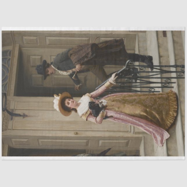 My Next-Door Neighbour (Flirting Couple) (Beauty) Tissue Paper (Front)