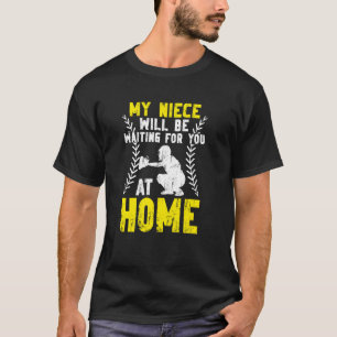 My Niece Softball Catcher Uncle Of A Softball Catc T-Shirt