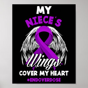 My Niece's Wings Cover My Heart End Overdose  Poster